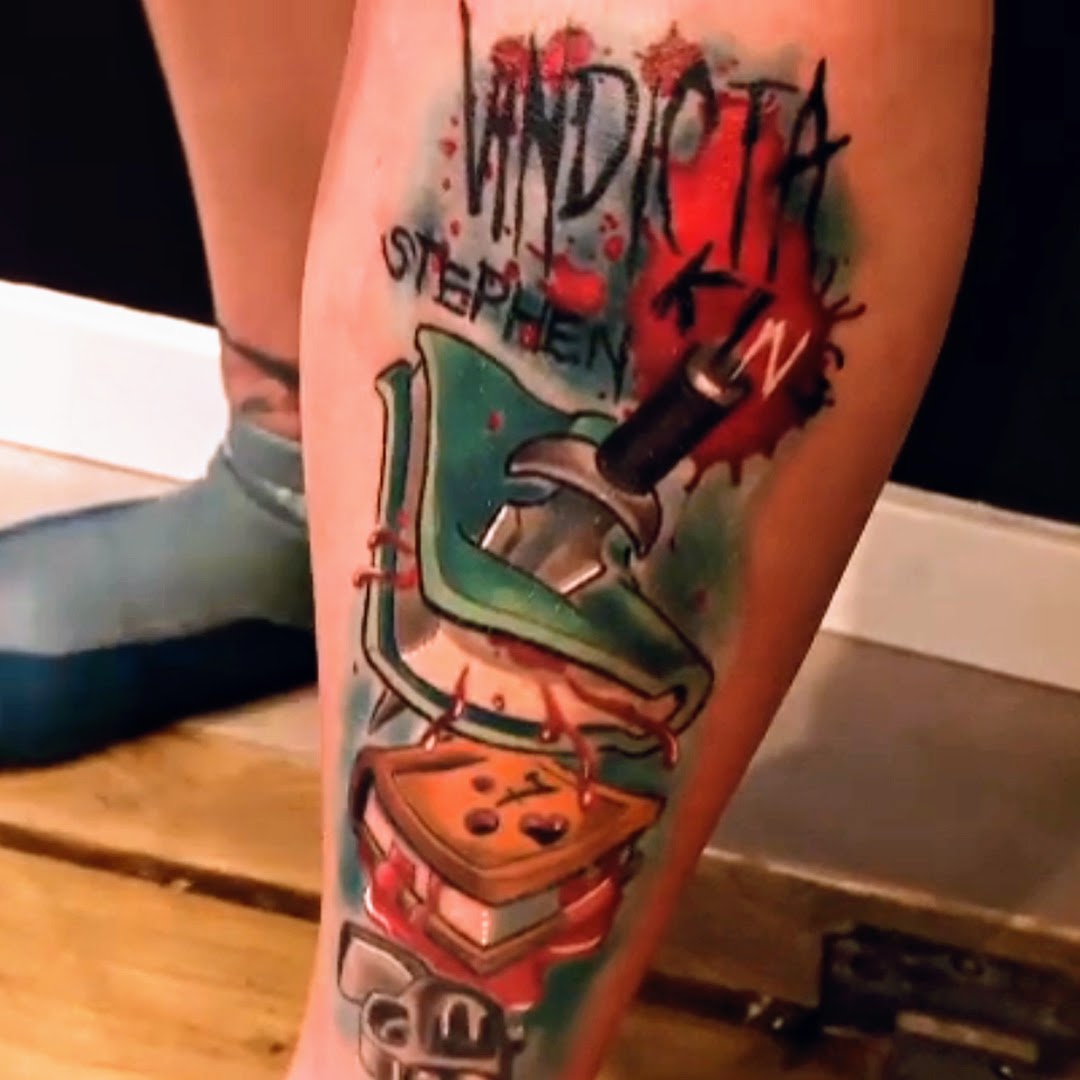 Tatouage de Jennifer (couverture de <em>Vindicta</em>)